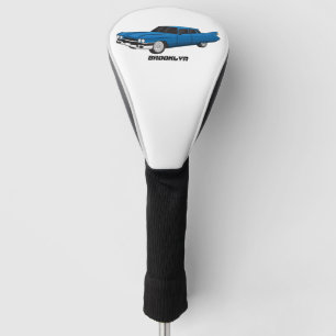 Cool-blau-Oldtimer 1959 Golf Headcover