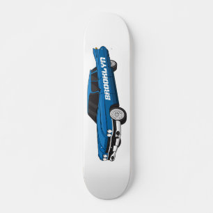Cool-blau-Oldtimer 1959 Skateboard