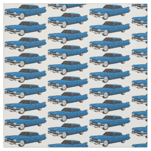 Cool-blau-Oldtimer 1959 Stoff