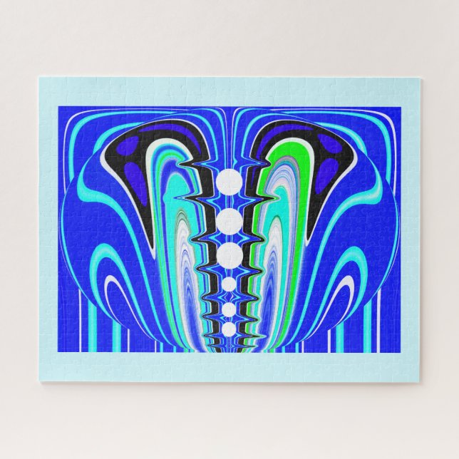Cool Blau Puzzle (Horizontal)