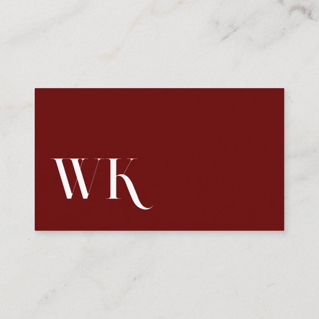 Cool, blau, schwarz | Kartenhaus Modern Visitenkarte (Rückseite)