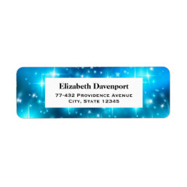 Cool blauer Funkellicht Abstrakter Raum