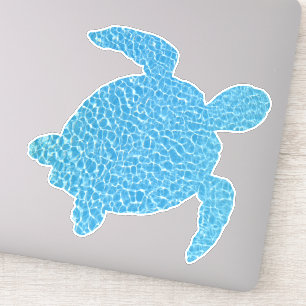 Cool-Blauschildkröte Aufkleber