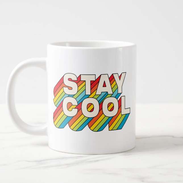 Cool bleibe Jumbo-Tasse (Links)