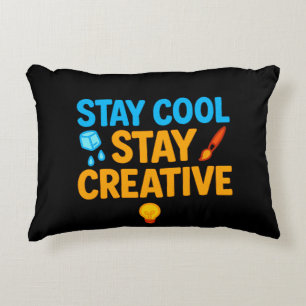 Cool Bleibe, kreativ dekoratives Kissen -