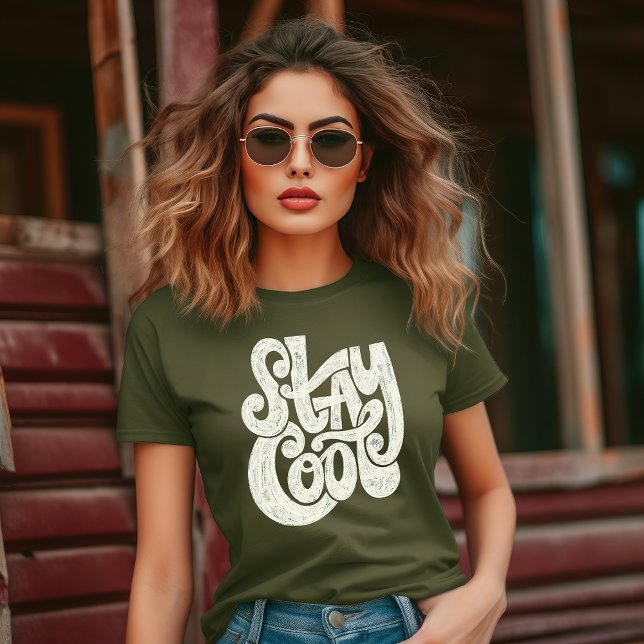 Cool bleibe T-Shirt (Von Creator hochgeladen)