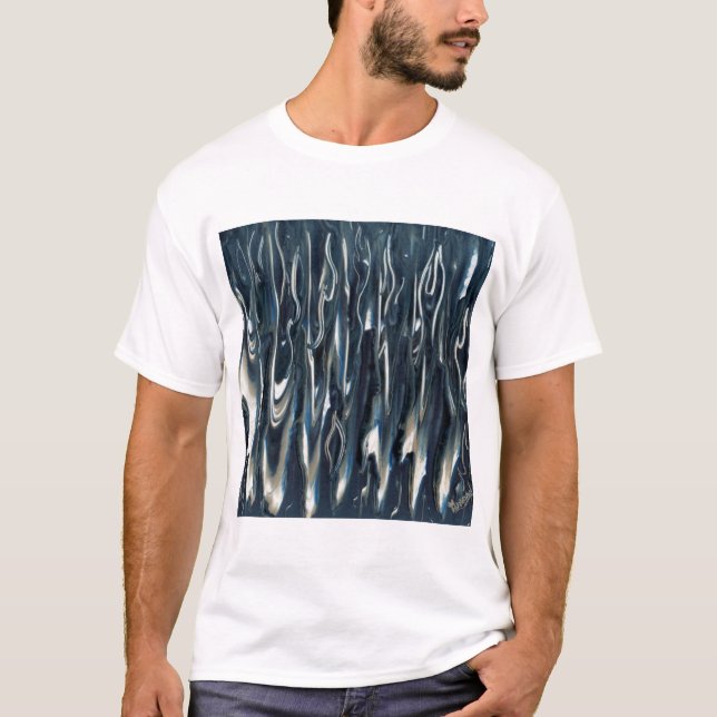 Cool Blue Flame T-Shirt (Vorderseite)