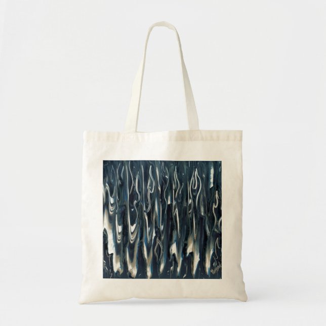 Cool Blue Flame Tragetasche (Vorne)
