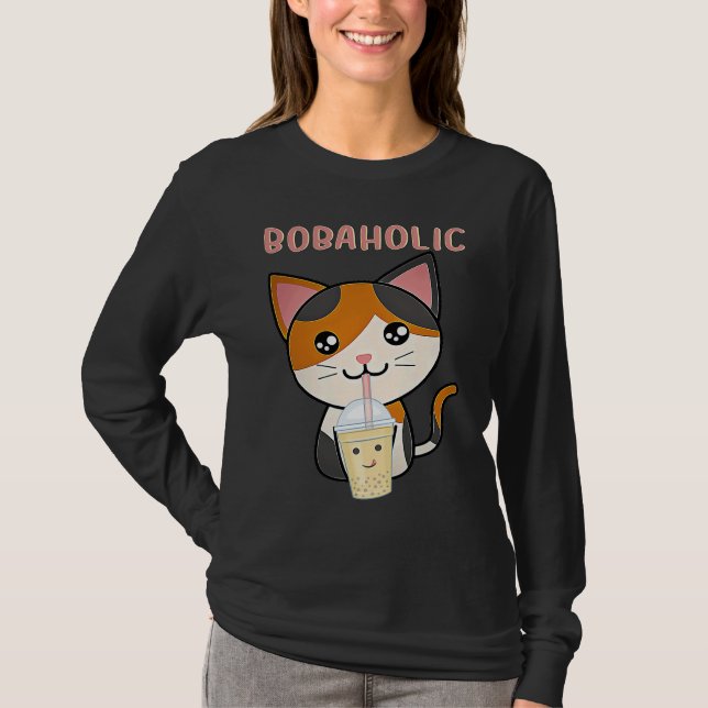 Cool Boba Holic Boba Bubble Tea Lovers   1 T-Shirt (Vorderseite)