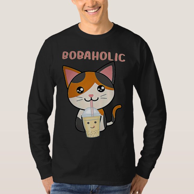 Cool Boba Holic Boba Bubble Tea Lovers   1 T-Shirt (Vorderseite)