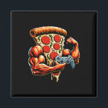 Cool Bodybuilding Gamer Pizza Present 2  Magnet<br><div class="desc">Cool Bodybuilding Gamer Pizza Present 2</div>