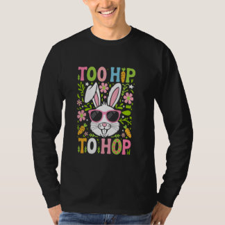 Cool Boho Angesagt Bunny Spring Floral Pastell Rai T-Shirt