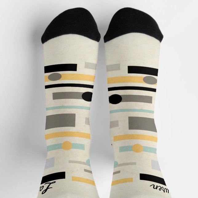 cool boho Mitte des Jahrhunderts modern hinzufügen Socken (Oben)