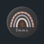 Cool Boho Rainbow mit Personalisiertem Namen Button<br><div class="desc">Dieser (Coole Boho Regenbogen mit Personalisiertem Namen) kann mit Ihrem Namen oder dem Namen Ihres Kindes personalisiert werden. Es ist perfekt für Ihr liebes Kind. Es Anzug sowohl Jungen als auch Mädchen auf jeden Anlässen wie Feiertagen und Geburtstagen. Zeig etwas Liebe zu deinem Kleinen!</div>