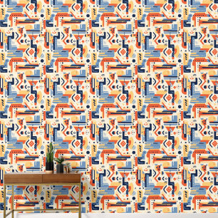 Cool Boho Südwestliches Fliesenmuster Tapete