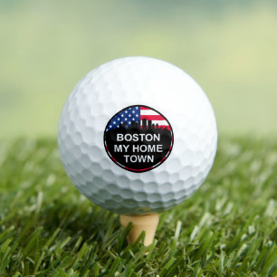Cool Boston Zuhause Town Skyline Golf Balls Golfball
