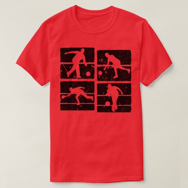 Cool Bowling Jersey Men Women Bowling Player T-Shirt (Design vorne)