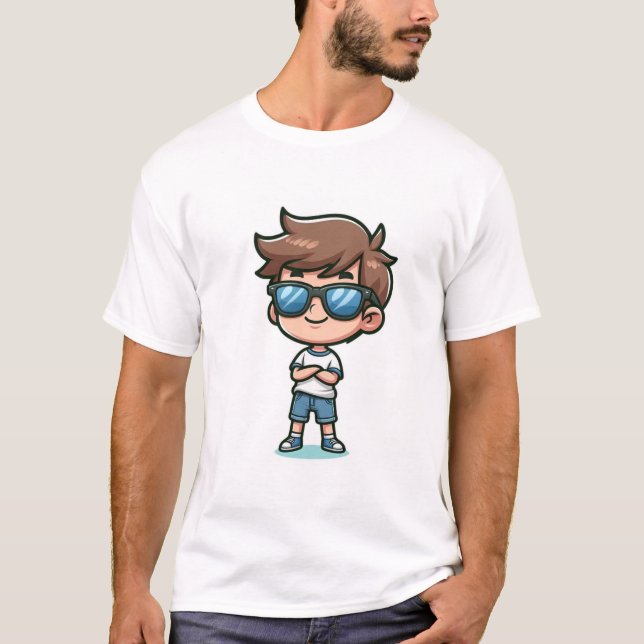 Cool Boy Swag T-Shirt (Vorderseite)