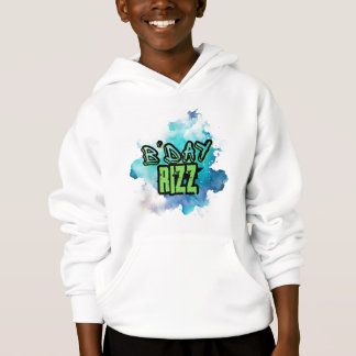 Cool Boys' B'Day Rizz grün und monochromatisch bla Hoodie