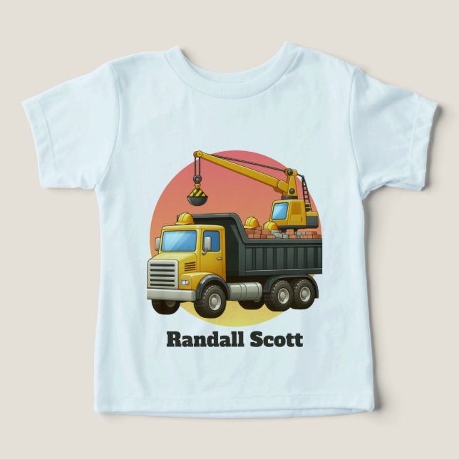 Cool Boys construction customizable  (Design Vorderseite)