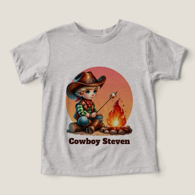Cool boys cowboy customizable  (Design Vorderseite)