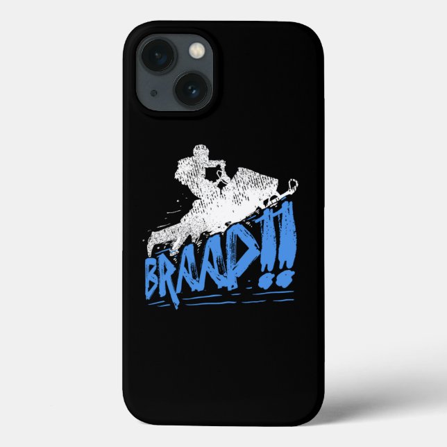 Cool Braap Snowmobile Snowrider Case-Mate iPhone Hülle (Rückseite)