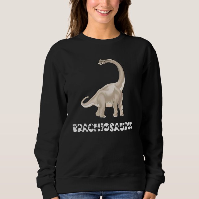 Cool Brachiosaurus Dinosaur Dino Saurus Reptile Er Sweatshirt (Vorderseite)