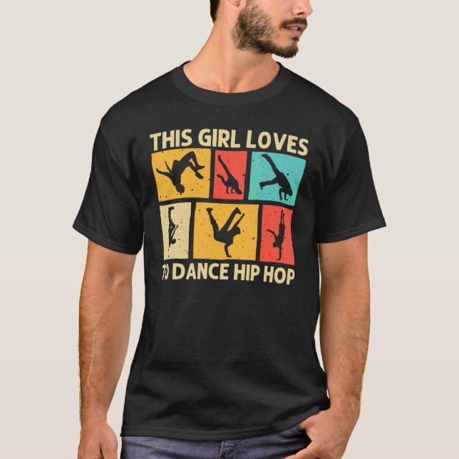 Cool Breakdancing For Girls Kids Hip Hop Dance Bre T-Shirt (Vorderseite)