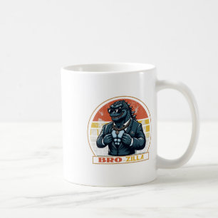 Cool Bro Brozilla Strong Brother Saurus Family Mat Kaffeetasse