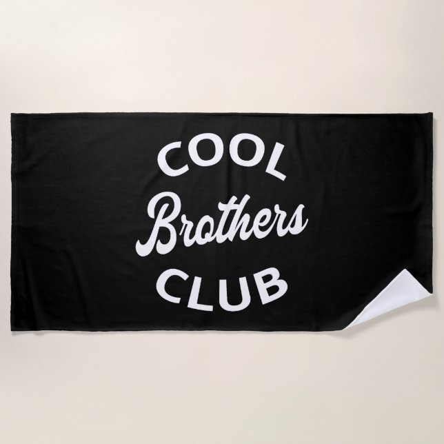 Cool Brothers Club I Strandtuch (Vorderseite)