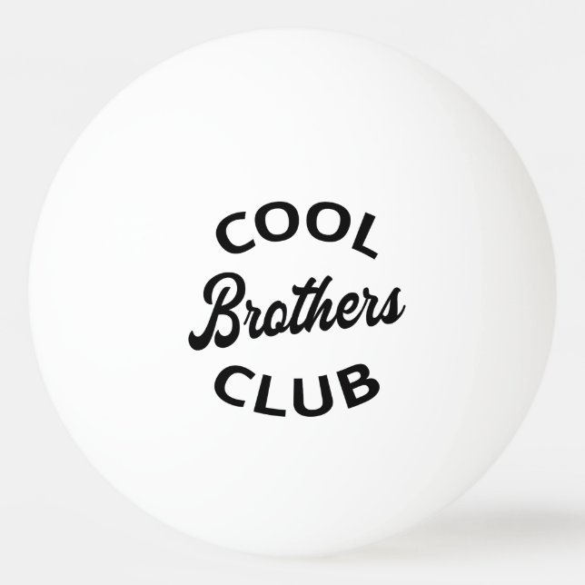 Cool Brothers Club I Tischtennisball (Vorderseite)