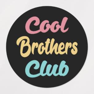 Cool Brothers Club II Etiketten