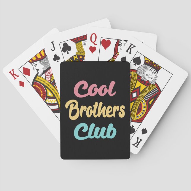 Cool Brothers Club II Spielkarten (Rückseite)