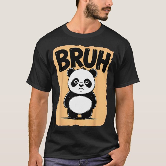 Cool Bruh Panda Men Women Kids Teens Funny Bruh Pa T-Shirt (Vorderseite)