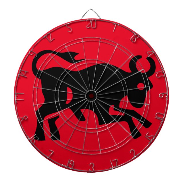 Cool Bull visuell Black Bullish Market Investor Fu Dartscheibe (vorne)