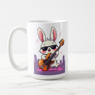 Cool Bunny Rockstar Kaffeetasse
