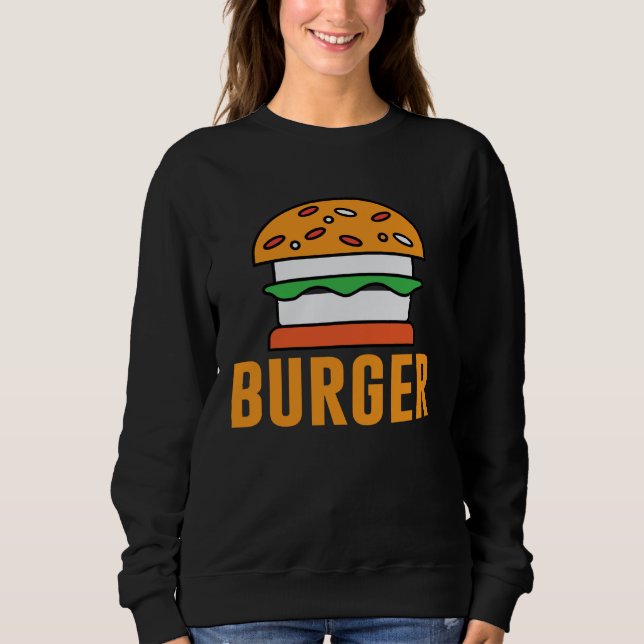 Cool Burger   Hot  Big Kahuna Burger Sweatshirt (Vorderseite)