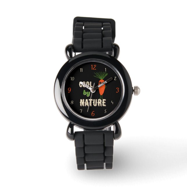 Cool by Nature Karotte Armbanduhr (Vorderseite)