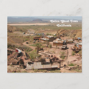 Cool Calico Ghost Town Postcard! Postkarte