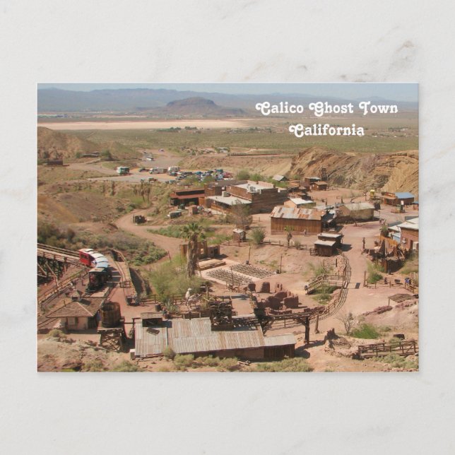 Cool Calico Ghost Town Postcard! Postkarte (Vorderseite)