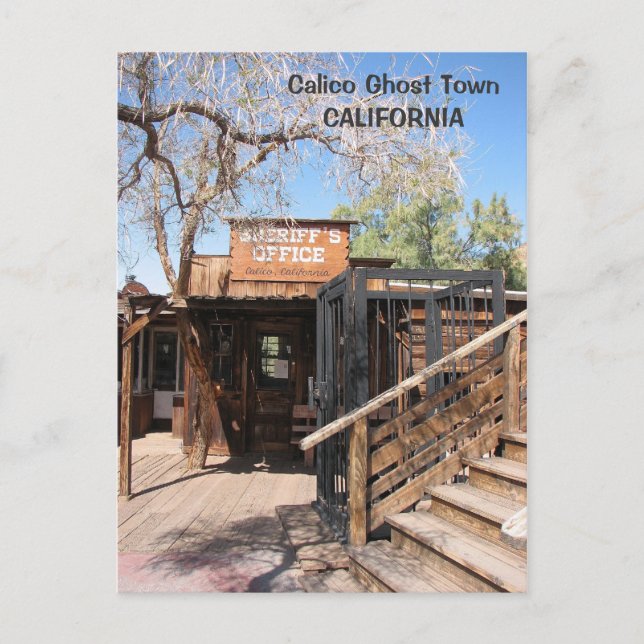 Cool Calico Ghost Town Postcard! Postkarte (Vorderseite)