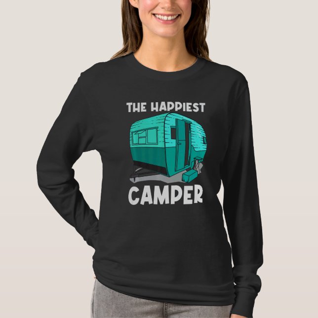Cool Camping For Men Women Camper Camping Outdoor  T-Shirt (Vorderseite)