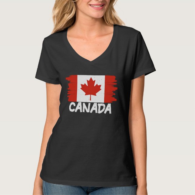 Cool Canada Flag T-Shirt (Vorderseite)