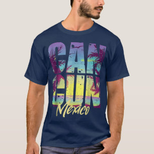 Cool Cancun Art Meico Urlaub SommerMänner Frauen K T-Shirt