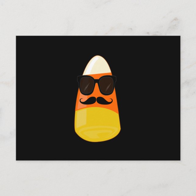 Cool Candy Corn Postkarte (Vorderseite)