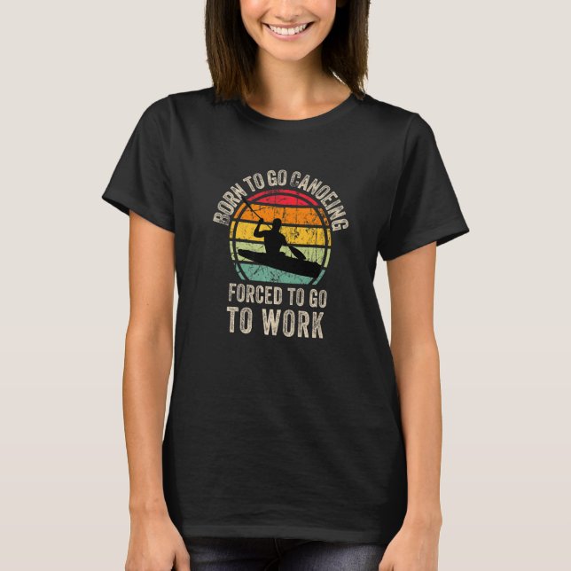 Cool Canoeing Kayaking Graphic Canoeing paddling M T-Shirt (Vorderseite)