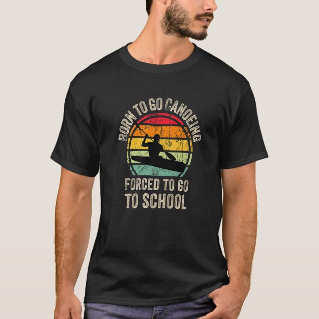 Cool Canoeing Kayaking Graphic for Son Canoeing pa T-Shirt (Vorderseite)