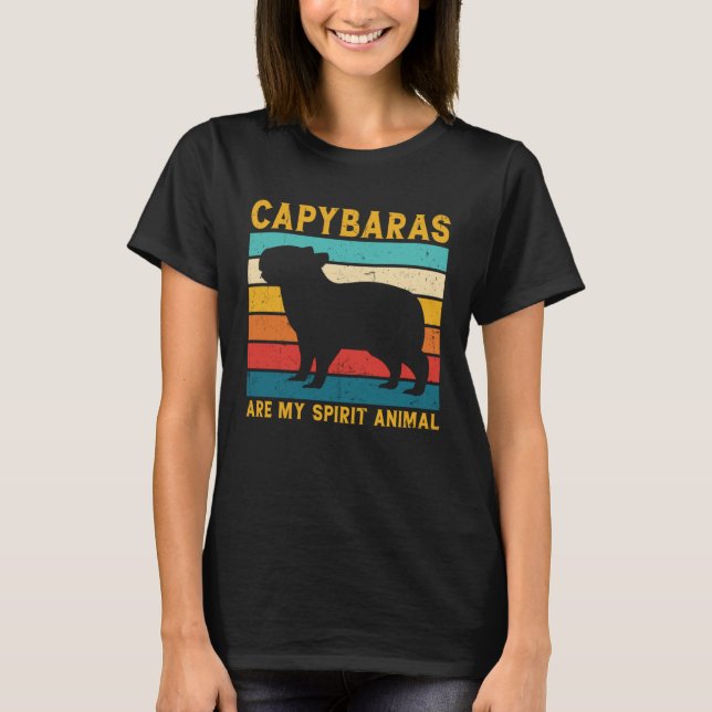 Cool Capybara For Rodent Spirit Animal Zoologist G T-Shirt (Vorderseite)