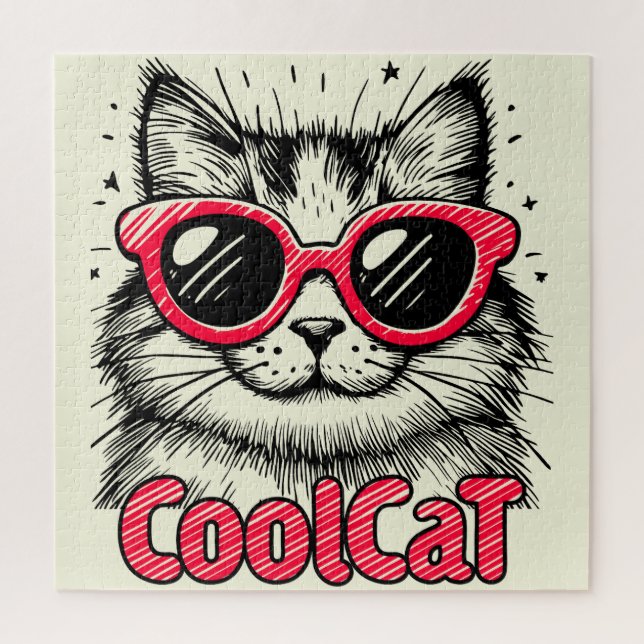 Cool Cat 1 Puzzle (Vertikal)