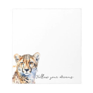 Cool Cat Cheetah Notizblock